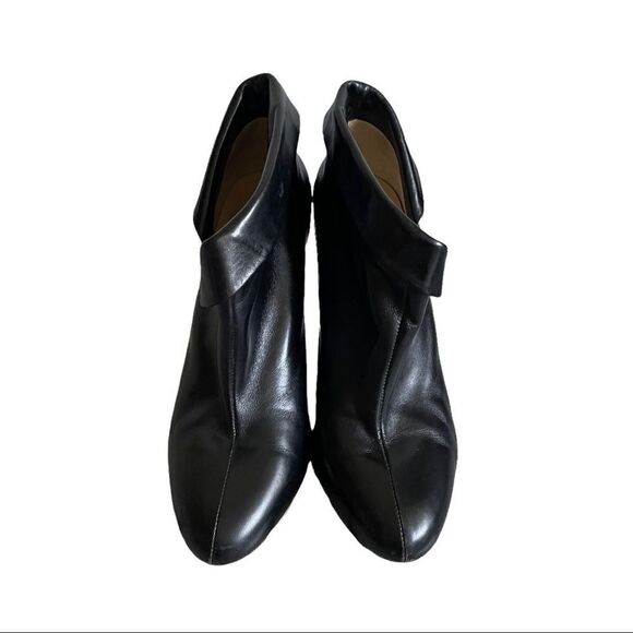 MICHAEL MICHAEL KORS Leather High Heel Ankle Boots Black 9.5 - Picture 4 of 14